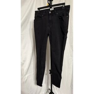 Ridgecut Toughwear Black Carpenter Skinny Leg‎ Denim Jeans Sz 12 Stretch